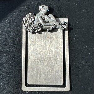 Vintage Seagull Pewter Canada Clip-On Bookmark Ballerina 1990